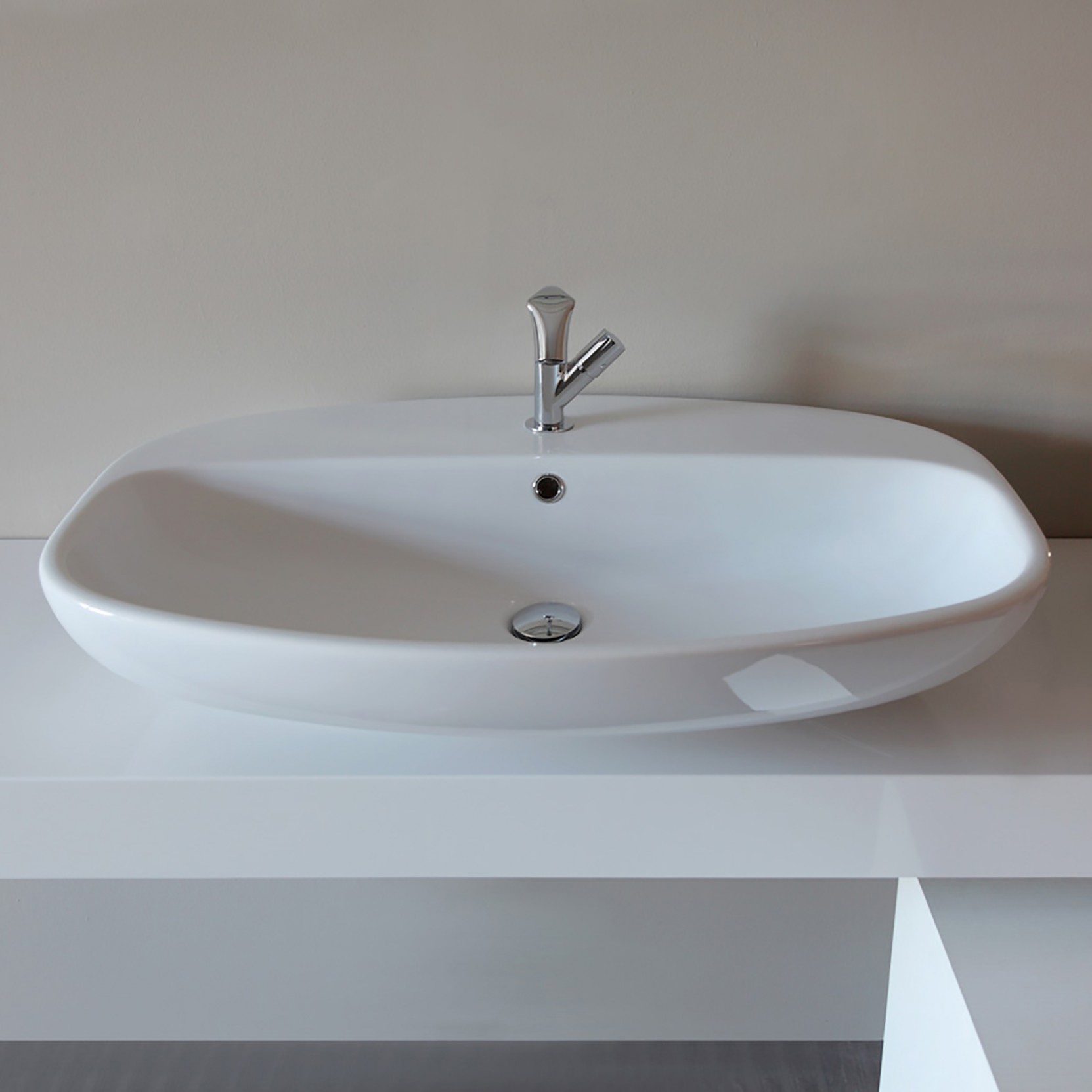 Flaminia Nudaslim 75 countertop basin