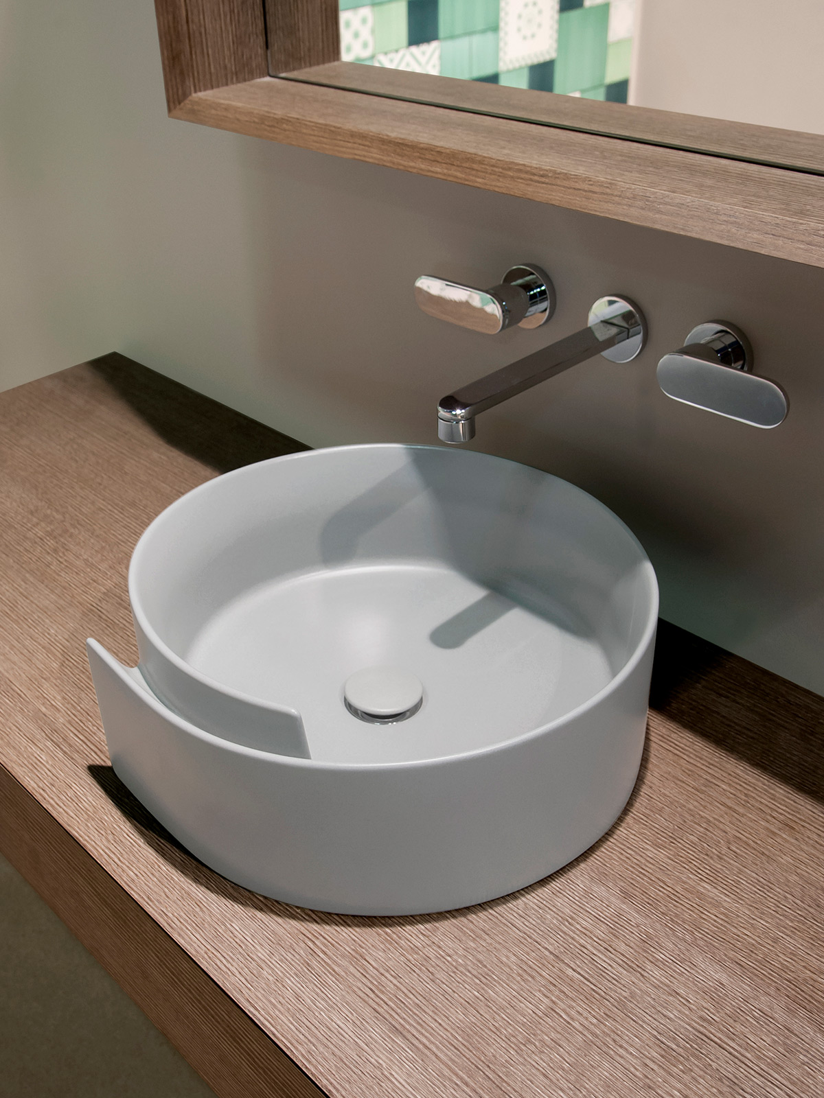 Flaminia Roll 44 countertop basin